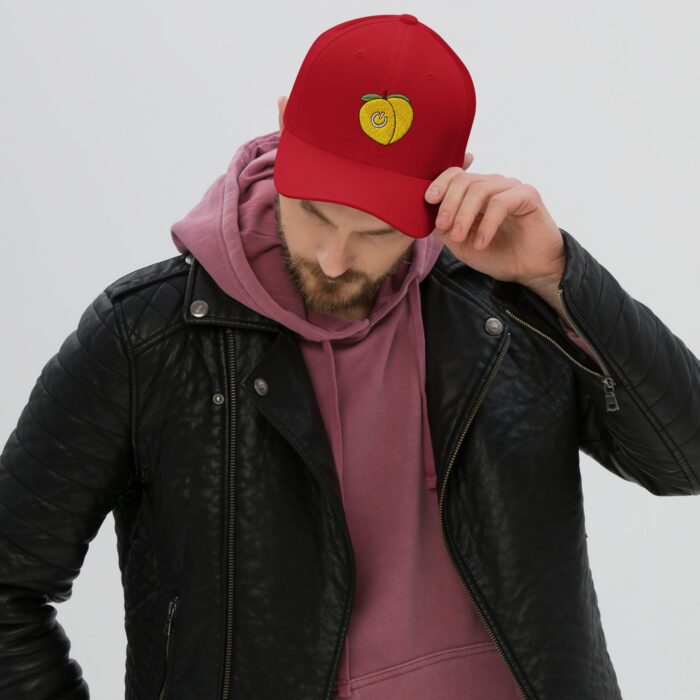 Structured Twill Cap - Power Bottom / Peach - Image 6