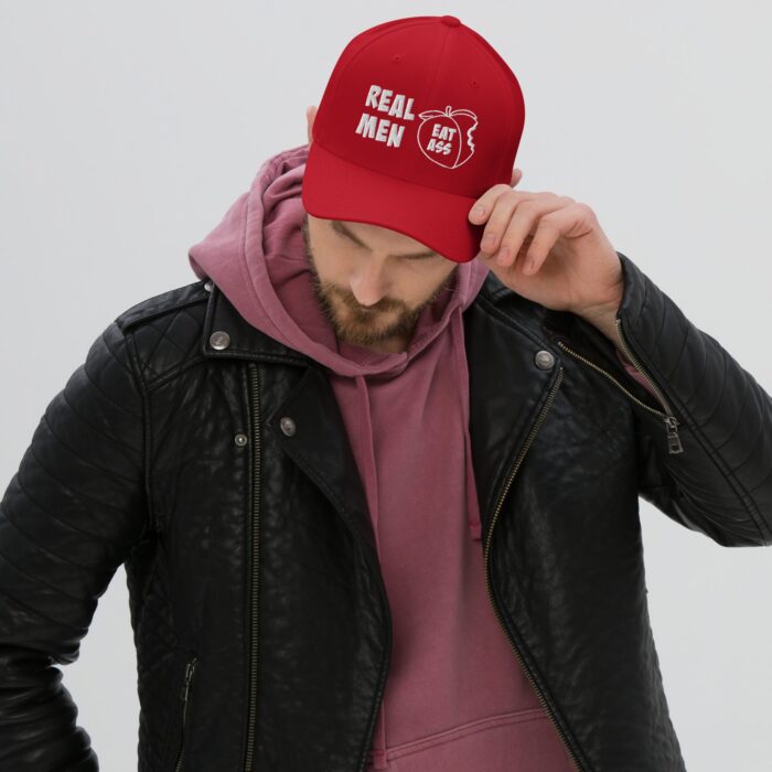 Structured Twill Cap - Real Men Eat Ass - Image 5