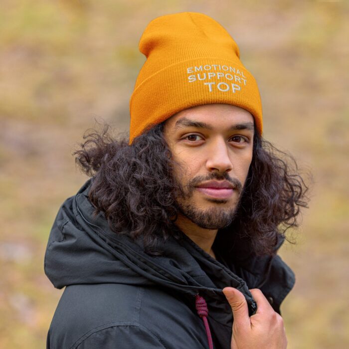 Cuffed Beanie - Emotional Support Top - Image 10