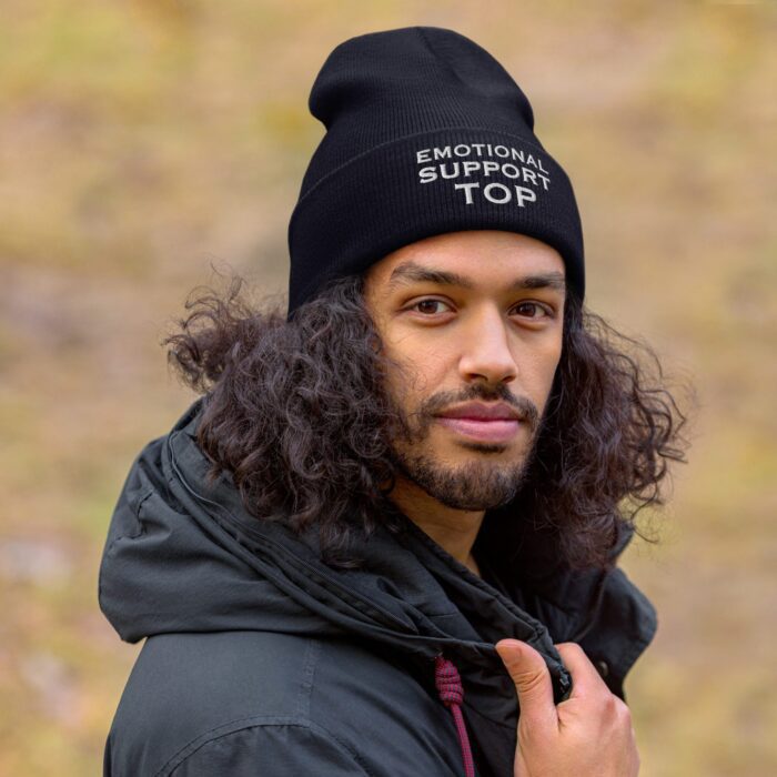 Cuffed Beanie - Emotional Support Top - Image 3