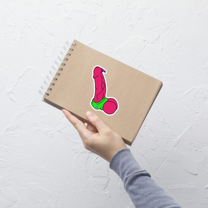 Vinyl Stickers - Pop Art Cock and Ball Stretcher - Image 3