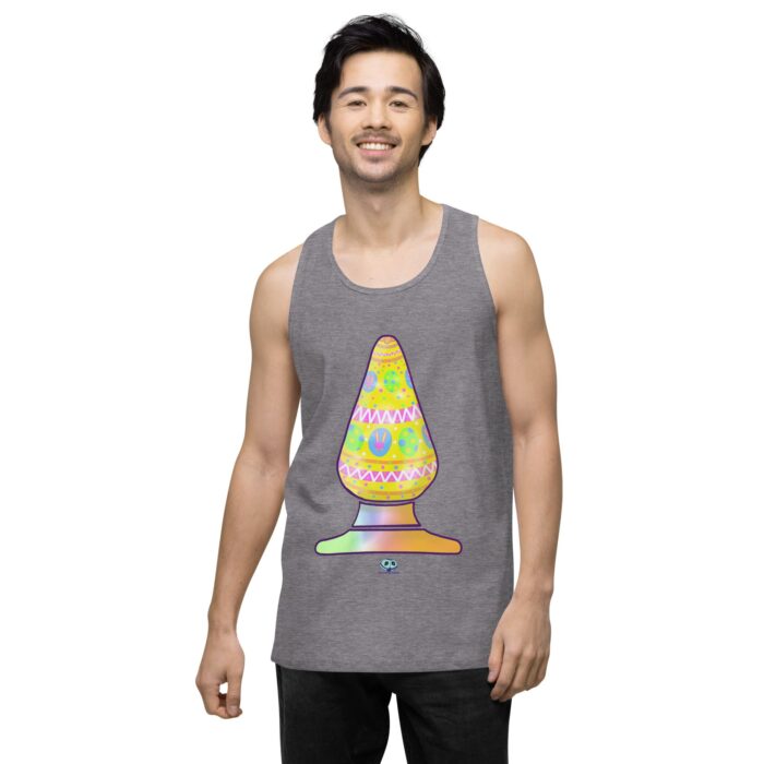 Men’s premium tank top - Easter Egg Butt Plug - Image 15