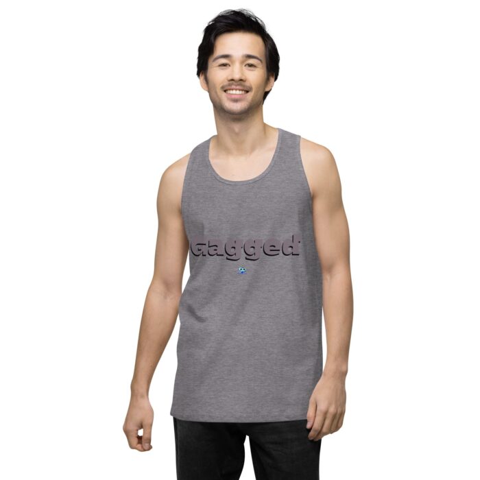 Men’s premium tank top - Gagged - Image 19