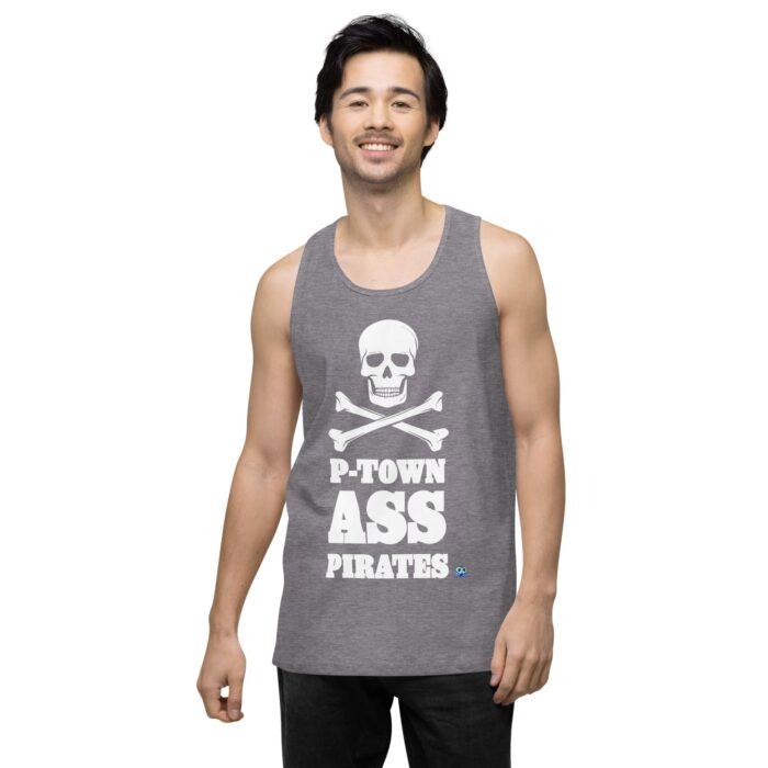 Men’s premium tank top - P-Town Ass Pirates - Image 18