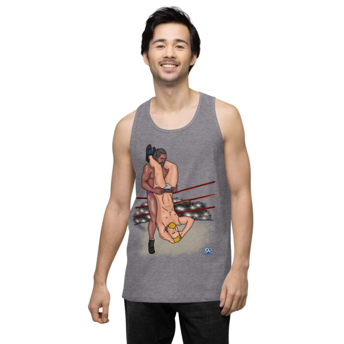 Men’s premium tank top - Pile Driver - Image 42