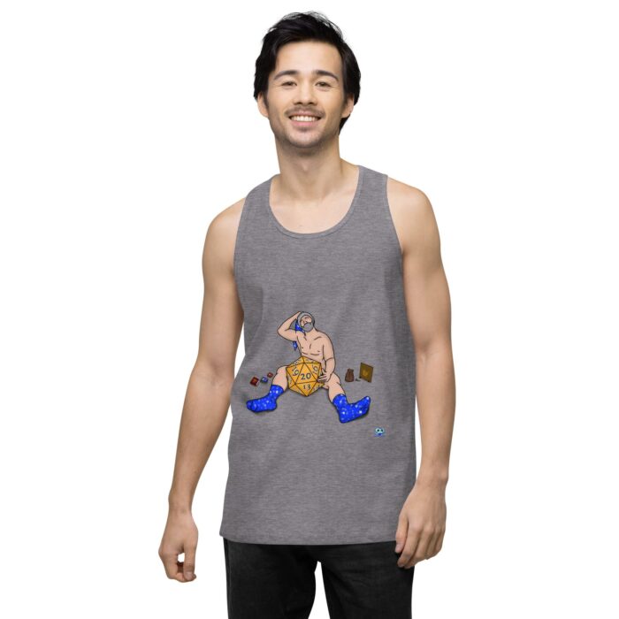 Men’s premium tank top - Roll for Charisma - Image 32