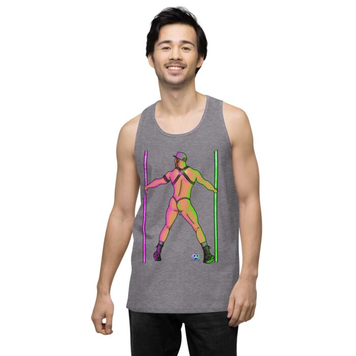 Men’s premium tank top - You Go-Go Boy - Image 43
