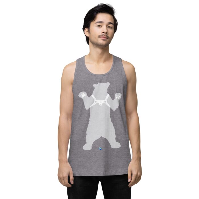 Men’s premium tank top - Bear in Harness / Leather Bear