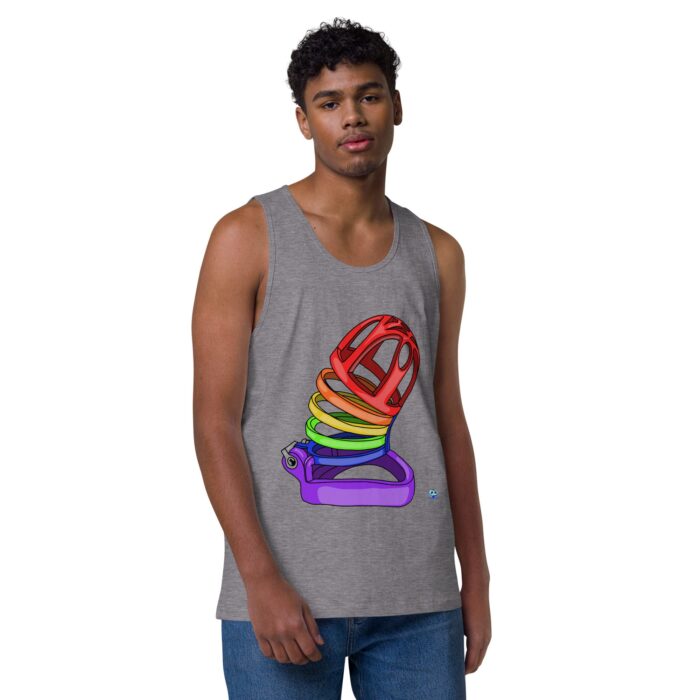 Men’s premium tank top - Chastity Cage - Image 34
