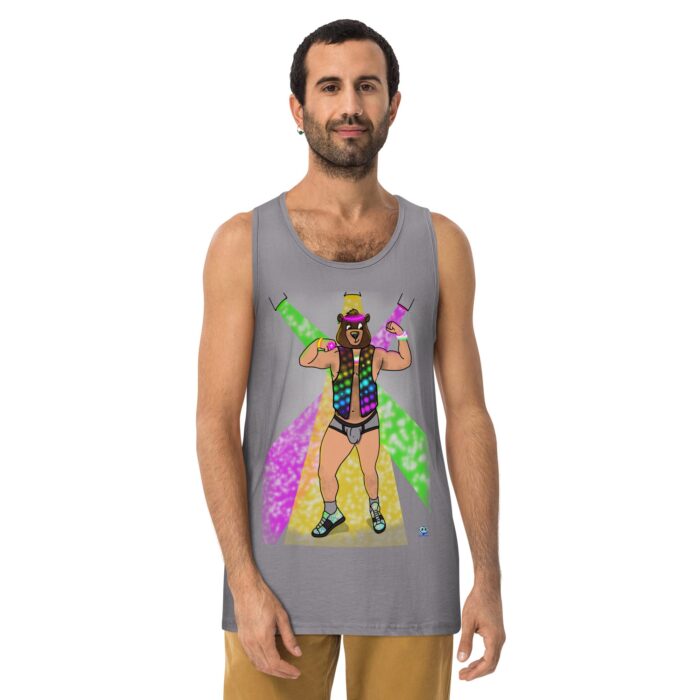 Men’s premium tank top - Circuit Bear - Image 10