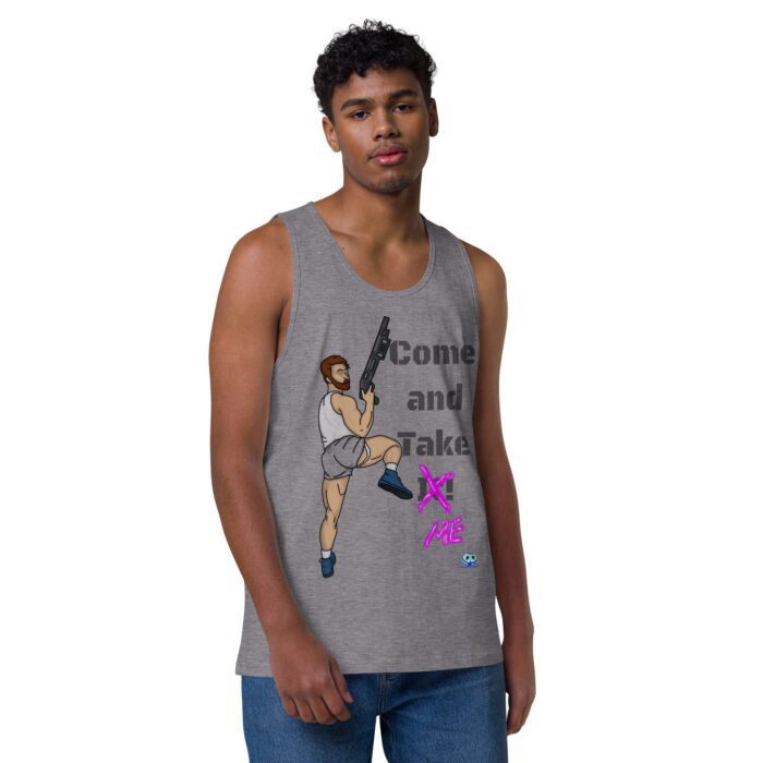 Men’s premium tank top - Come and Take Me - Image 14