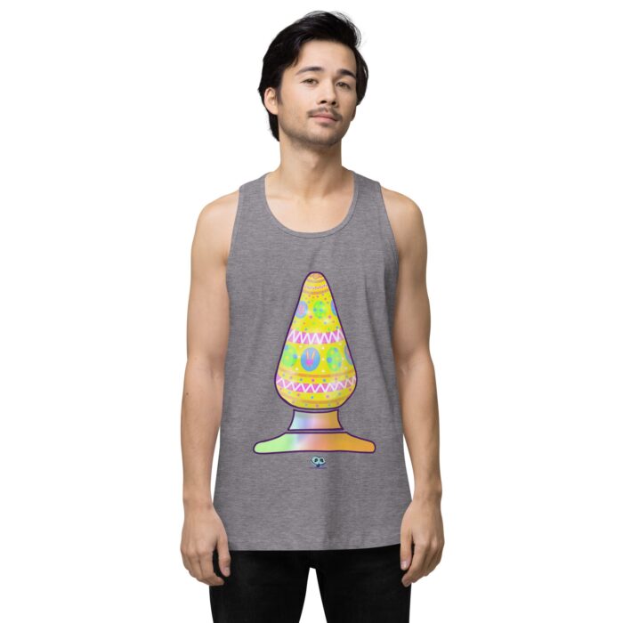 Men’s premium tank top - Easter Egg Butt Plug - Image 14