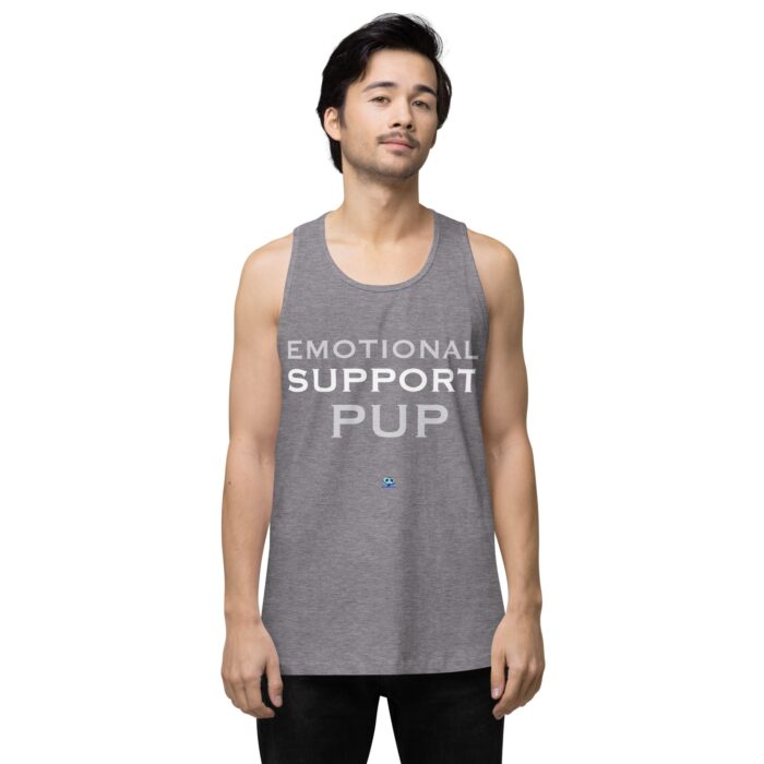 Men’s premium tank top - Emotional Support Pup - Image 42