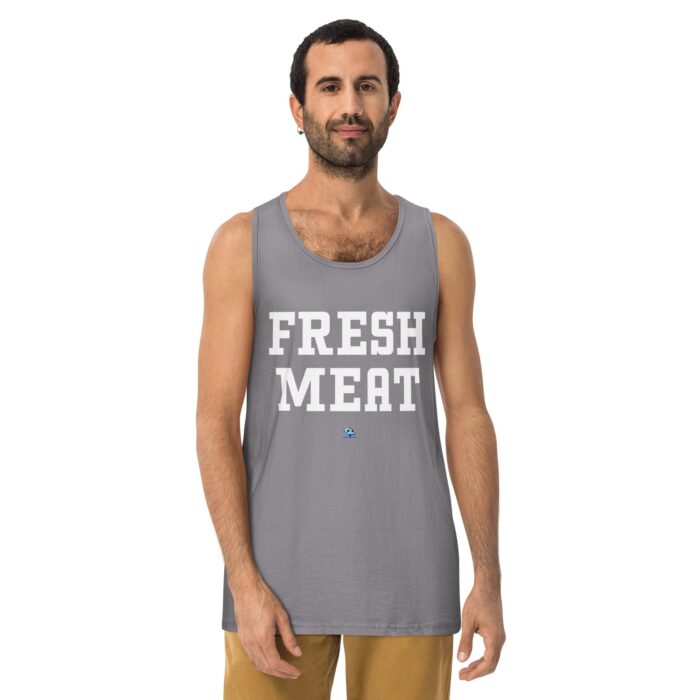Men’s premium tank top - Fresh Meat - Image 10