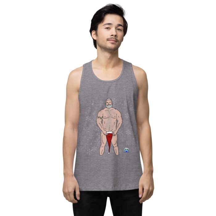 Men’s premium tank top - Frosted - Image 41