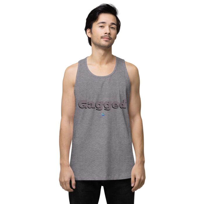 Men’s premium tank top - Gagged - Image 18