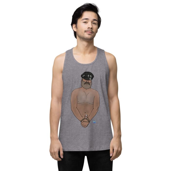 Men’s premium tank top - Hairy Daddy - Image 17