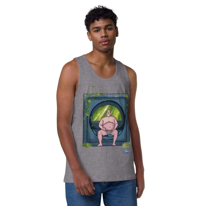 Men’s premium tank top - Heavy Meditation - Image 16
