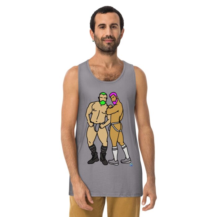 Men’s premium tank top - Jock Buddies - Image 17