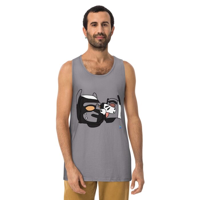 Men’s premium tank top - Lick - Image 10