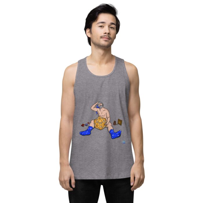 Men’s premium tank top - Roll for Charisma - Image 31