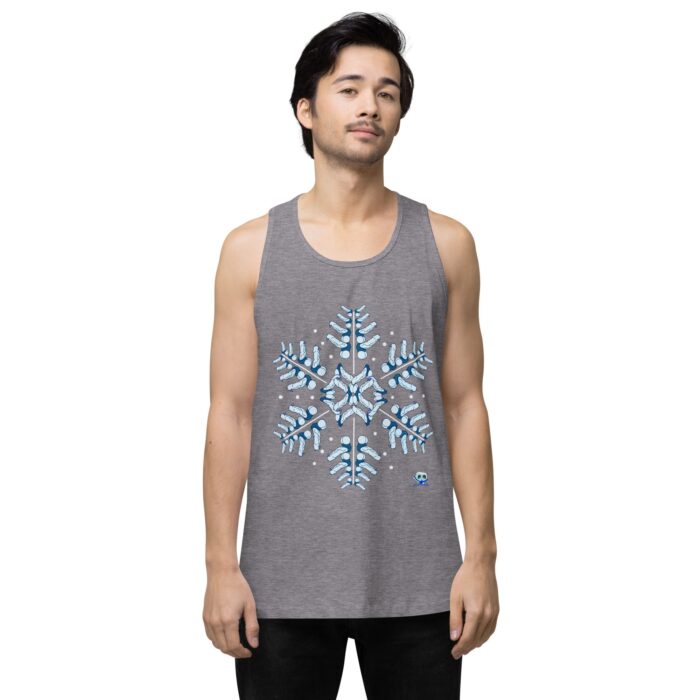 Men’s premium tank top - Snowflake - Image 41