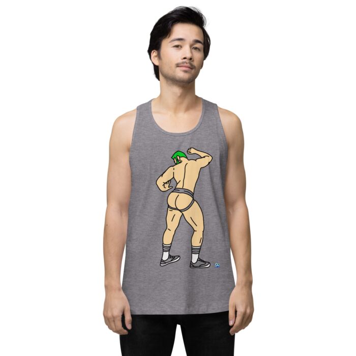 Men’s premium tank top - Up Against The Wall - Image 17