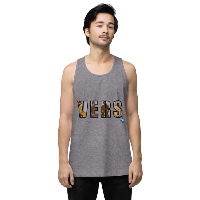Men’s premium tank top - VERS Cutout - Image 18