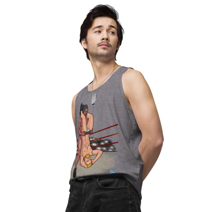 Men’s premium tank top - Pile Driver - Image 44
