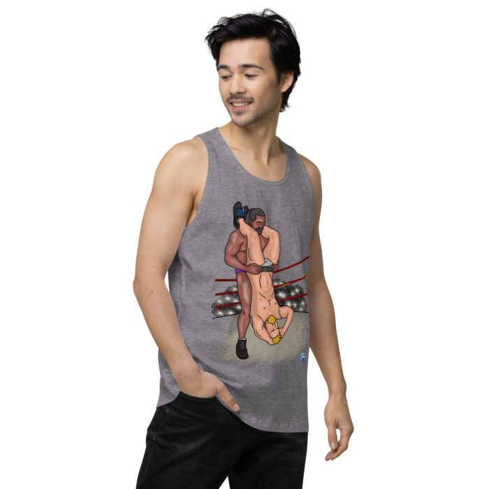 Men’s premium tank top - Pile Driver - Image 43