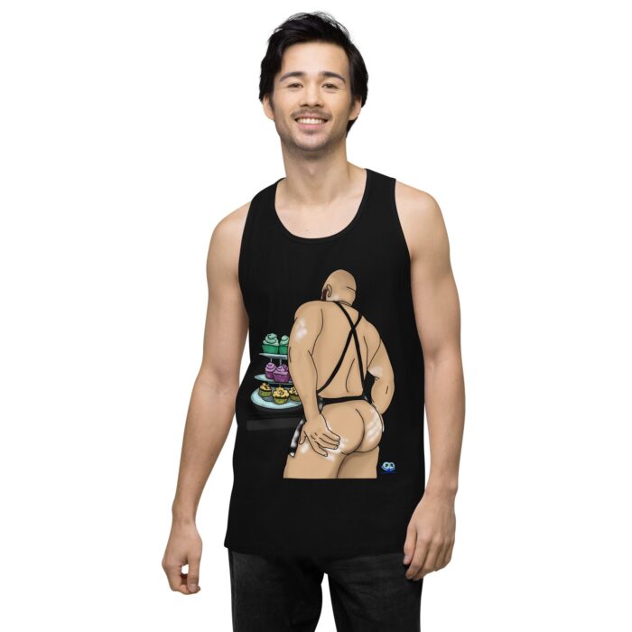 Men’s premium tank top - Cakes - Image 3