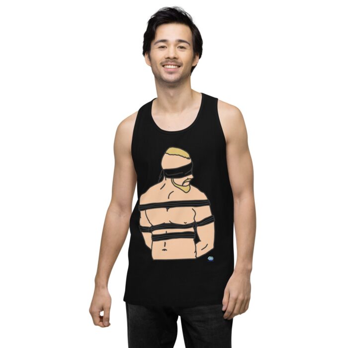 Men’s premium tank top - Bound and Blindfolded - Image 3