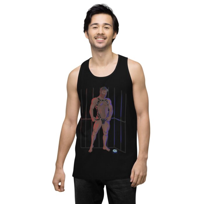 Men’s premium tank top - Busted - Image 3