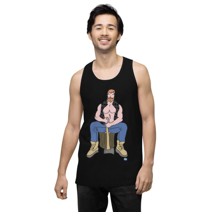 Men’s premium tank top - Lumberjack - Image 3