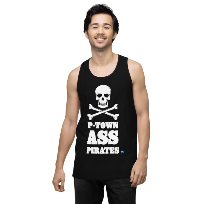 Men’s premium tank top - P-Town Ass Pirates - Image 3