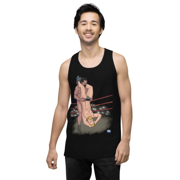 Men’s premium tank top - Pile Driver - Image 3