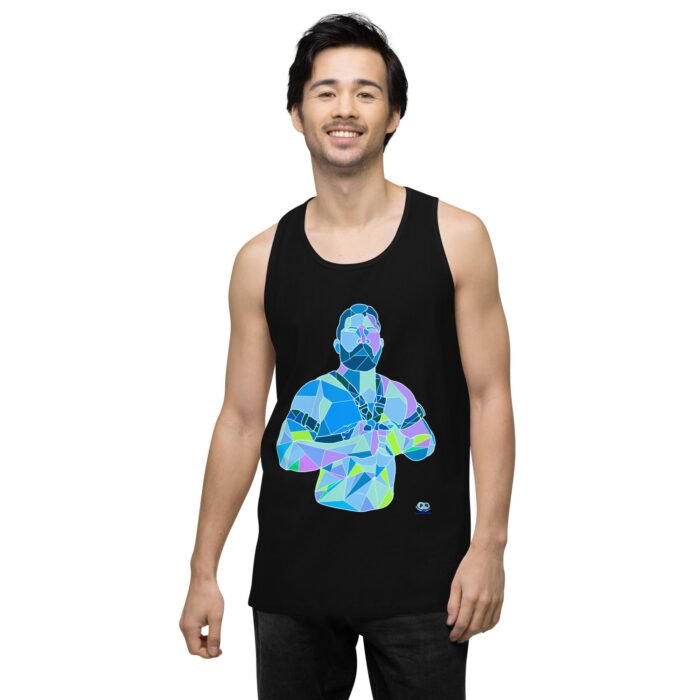 Men’s premium tank top - Shattered - Image 2
