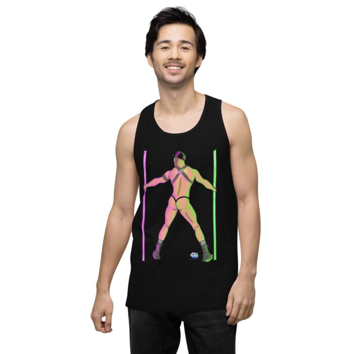 Men’s premium tank top - You Go-Go Boy - Image 3
