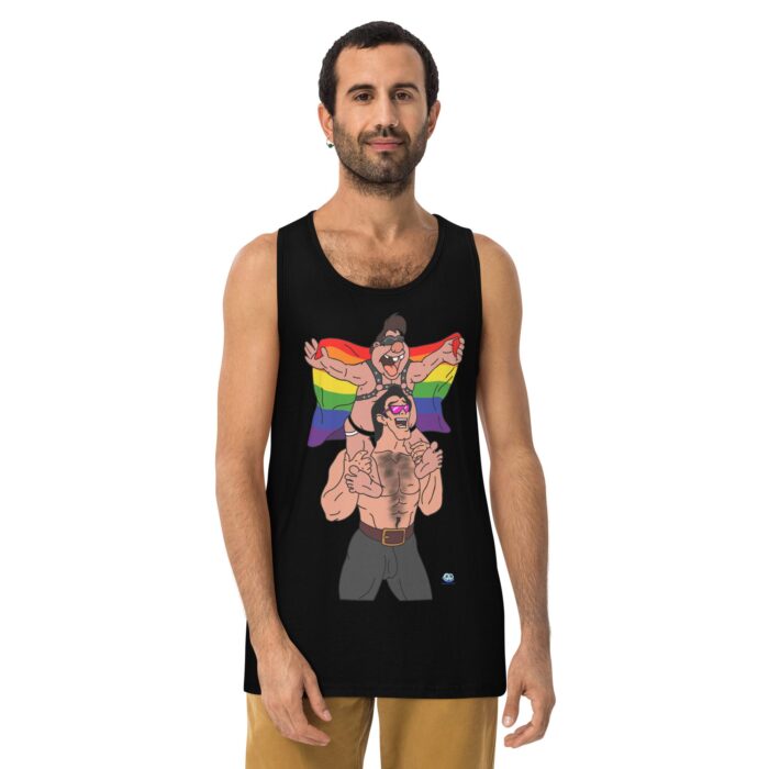 Men’s premium tank top - Beastly Buddies - Image 2