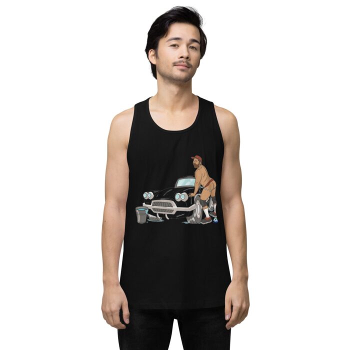 Men’s premium tank top - Car Wash - Image 2