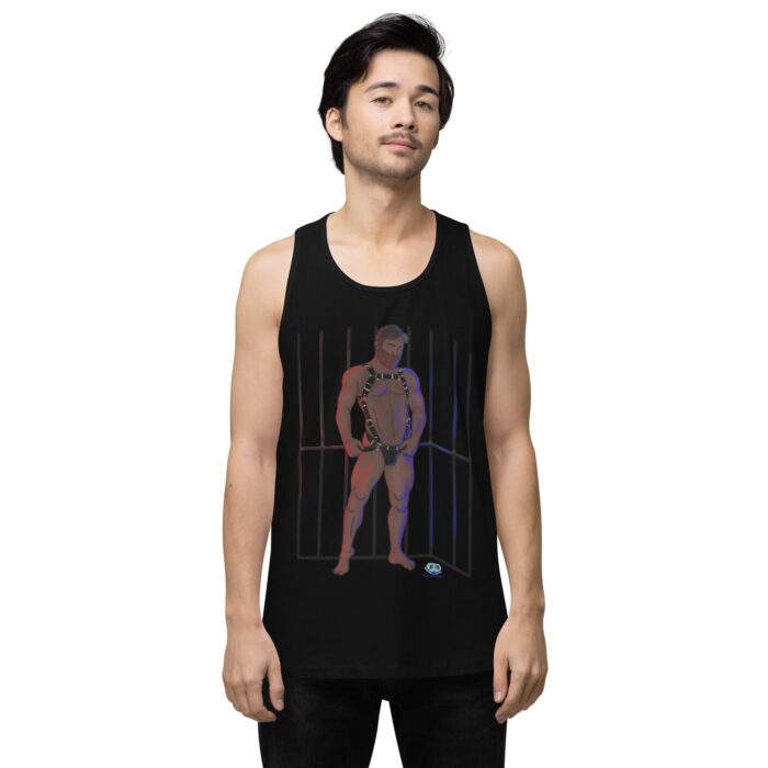 Men’s premium tank top - Busted - Image 2