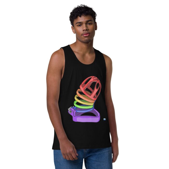Men’s premium tank top - Chastity Cage - Image 2