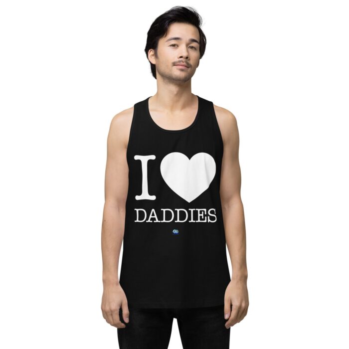 Men’s premium tank top - I Heart Daddies - Image 2