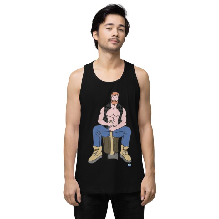 Men’s premium tank top - Lumberjack - Image 2