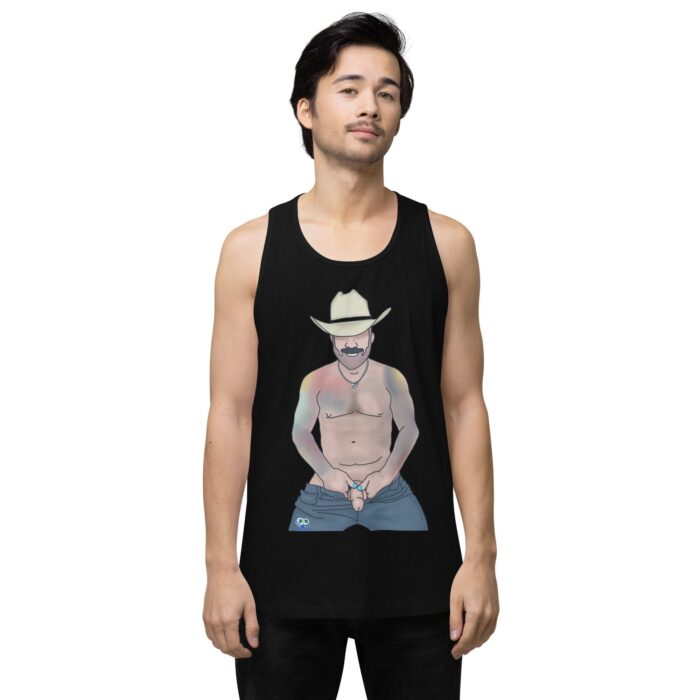 Men’s premium tank top - Show Off - Image 2