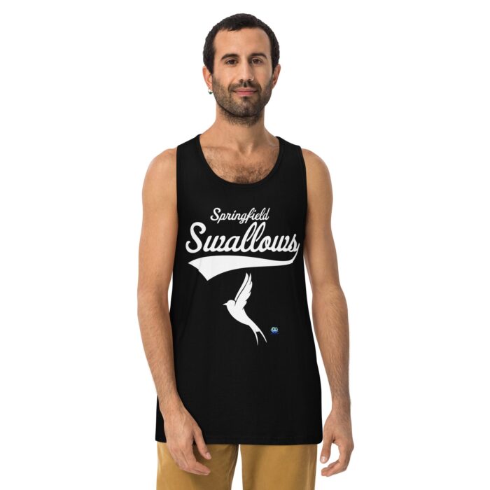 Men’s premium tank top - Springfield Swallows - Image 2