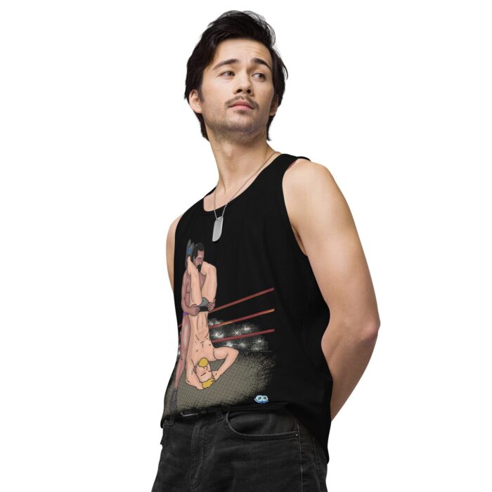 Men’s premium tank top - Pile Driver - Image 5