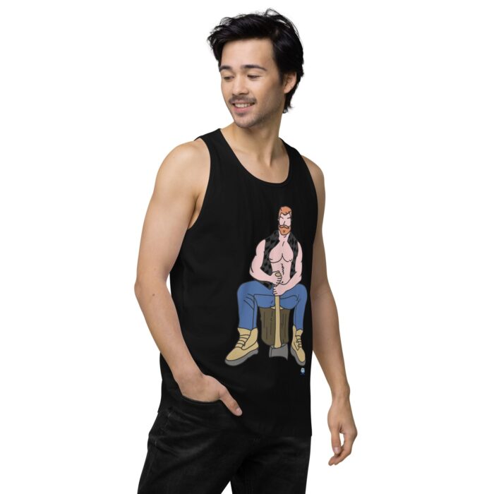 Men’s premium tank top - Lumberjack - Image 4