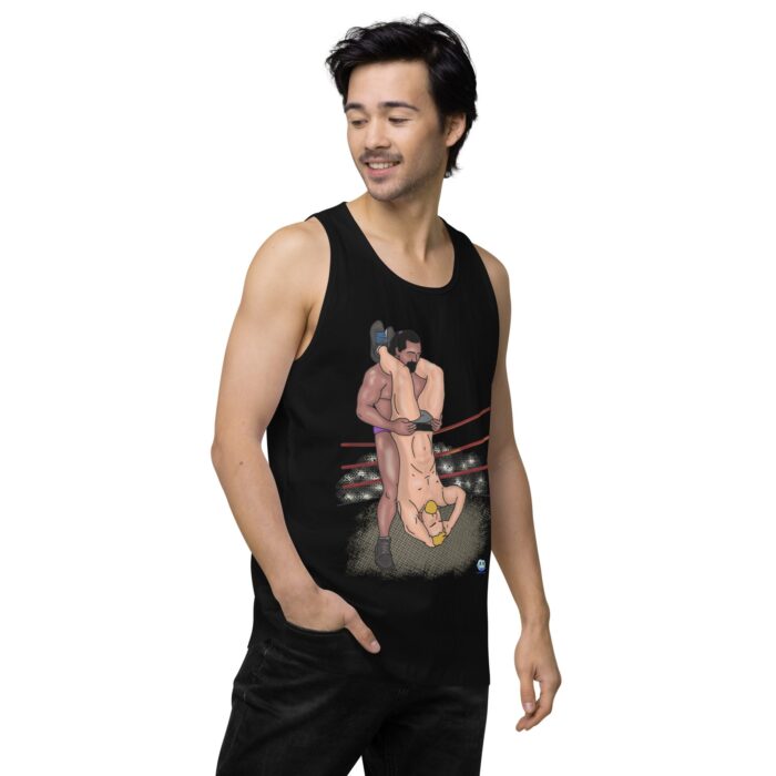 Men’s premium tank top - Pile Driver - Image 4