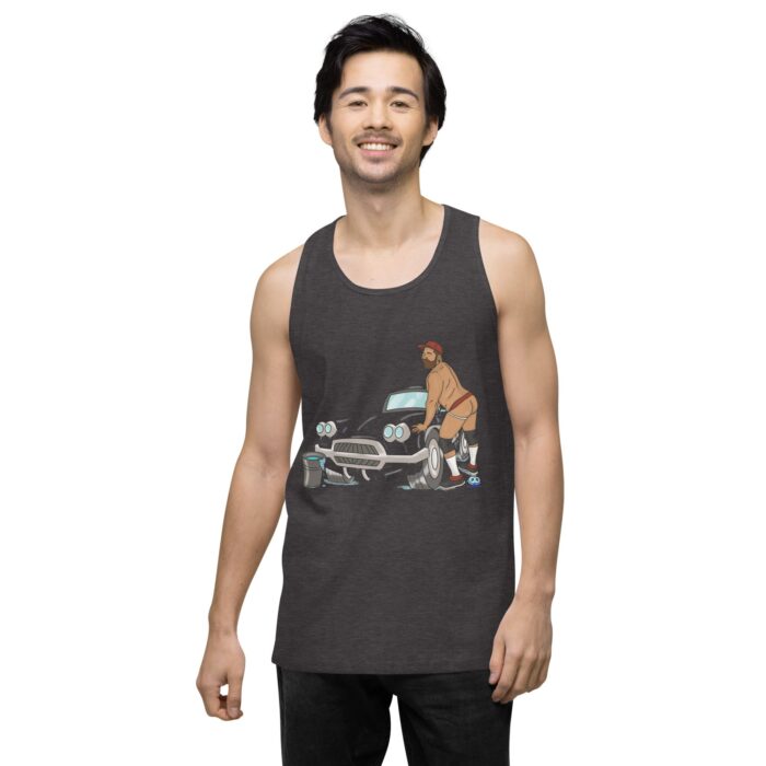Men’s premium tank top - Car Wash - Image 23
